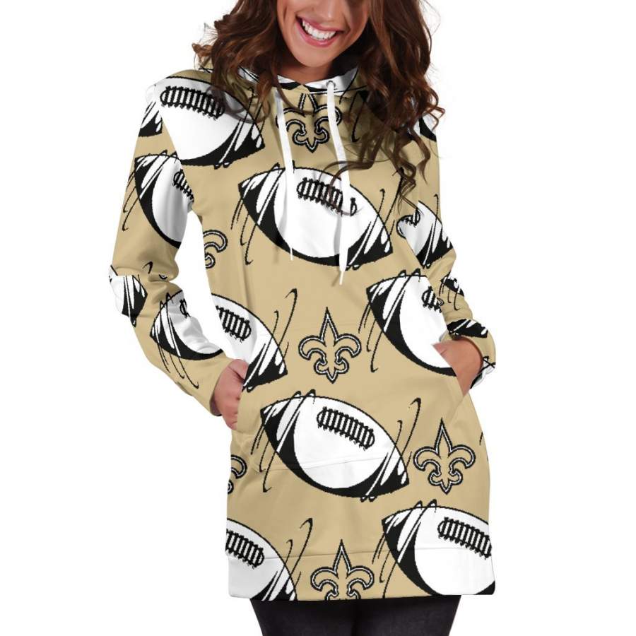 New Orleans Saints Hoodie Dress