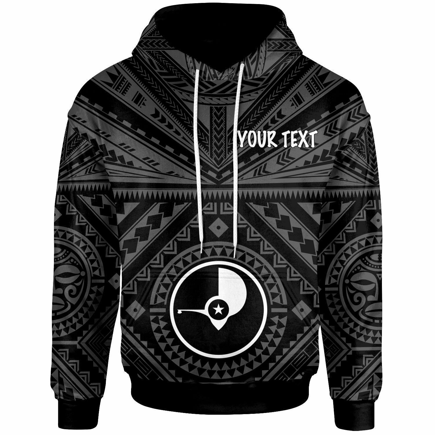 Yap Seal With Polynesian Tattoo Unique Personalized 3D Printed Sublimation Hoodie Hooded Sweatshirt Comfy Soft And Warm For Men Women S to 5XL CTC16013002