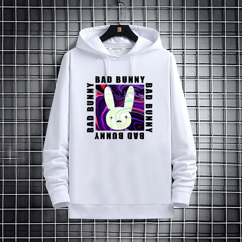 Bad Bunny Merch Bad Bunny Casual New Fashion Trend Hoodie