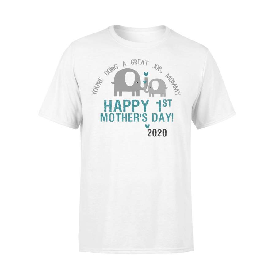 Happy Mother’s Day 2020 Mama Elephant Design T-shirt