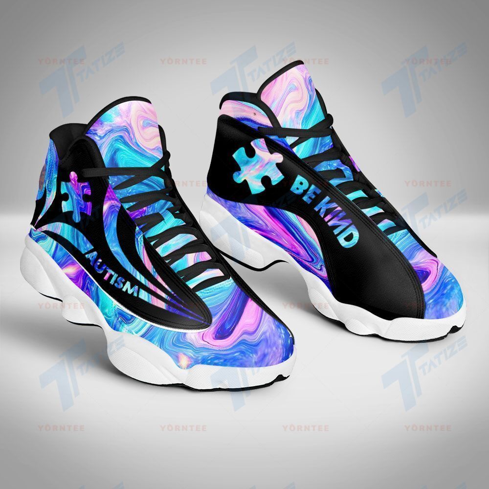 Hologram Holographic Puzzle Autism Air Jordan 13 Sneakers Xiii Shoes