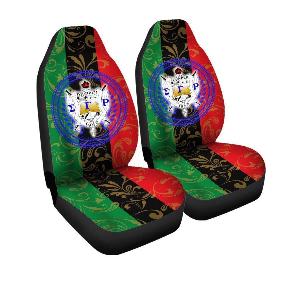 Sorority Car Seat Cover – Pan Africa Sigma Gamma Rho Car Seat Cover Sorority