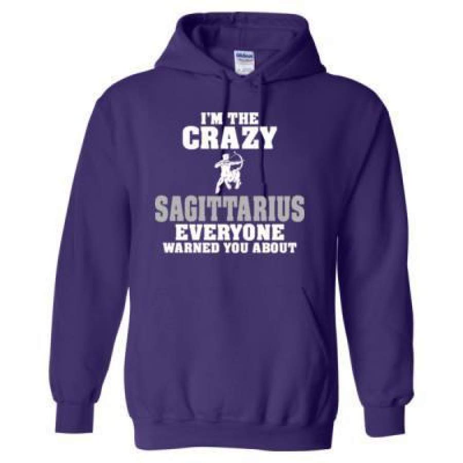 AGR Im The Crazy Sagittarius Everyone Warned You About – Heavy Blend™ Hooded Sweatshirt