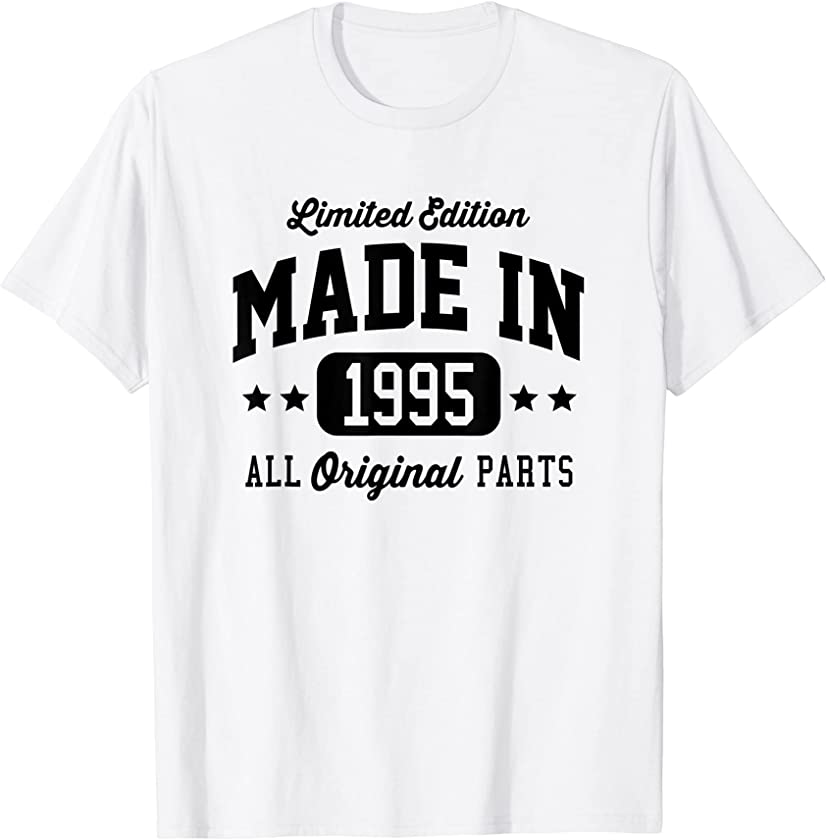 Vintage Made In 1995 Limited Edition Original Parts T-Shirt