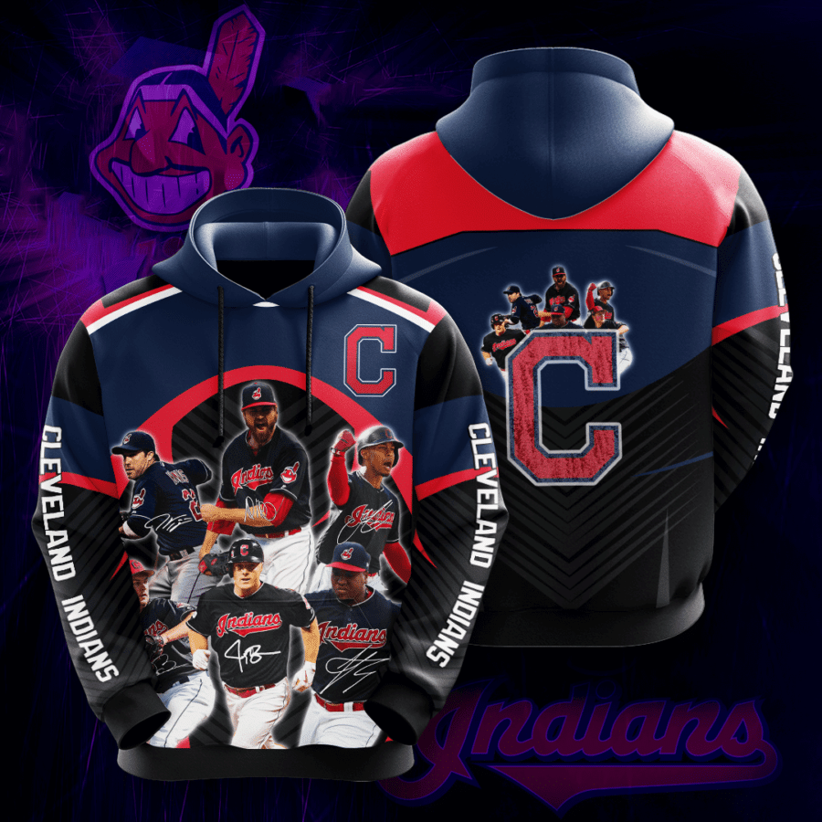 Cleveland Indians No463 Custom 3D Pullover Hoodie, Bomber Jacket, Sweatshirt, T-Shirt