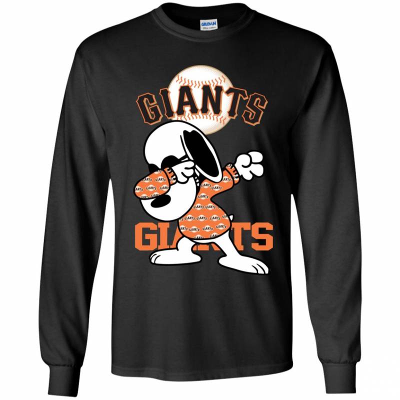 San Francisco Giants Snoopy Dabbing T-Shirt