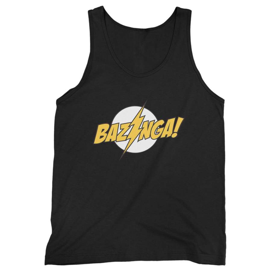 Bazinga Logo Lighting Man’s Tank Top