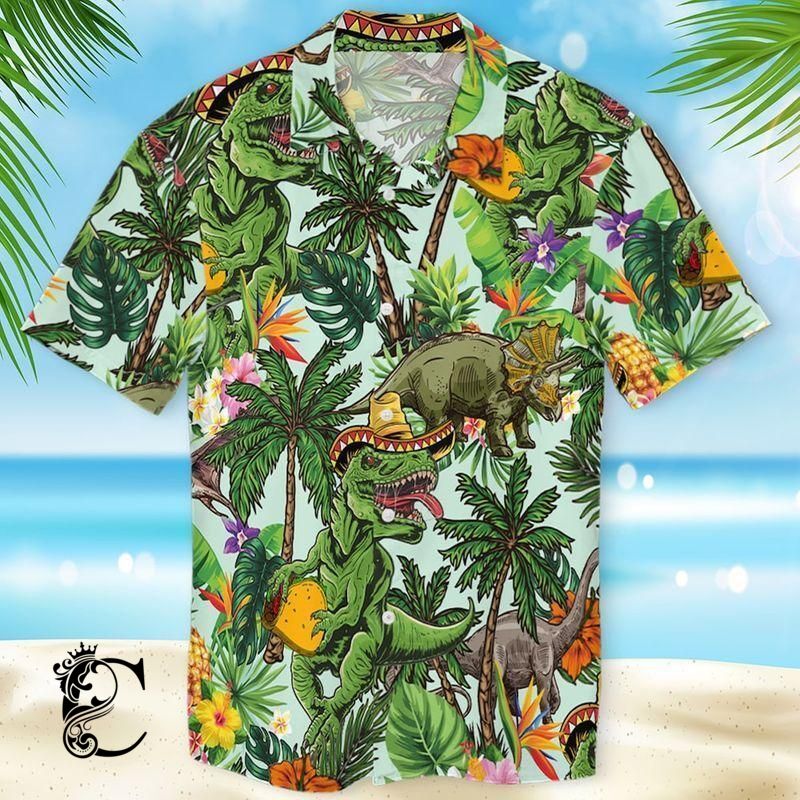 Chillicothemall Taco T-Rex  Hawaiian Shirt