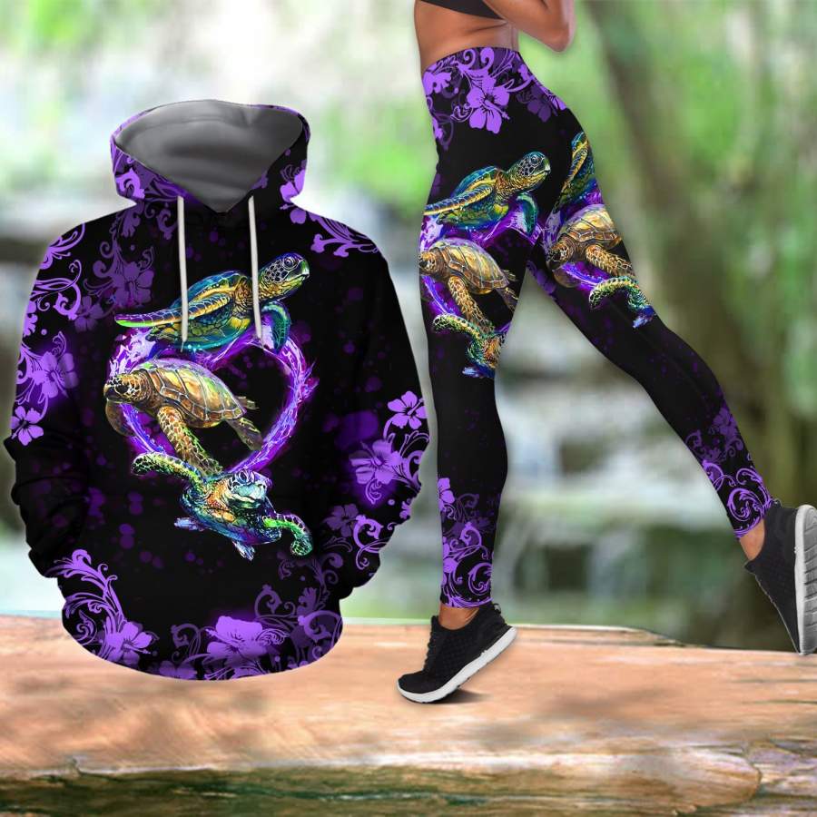 Turtle combo hoodie + legging HAC180401S