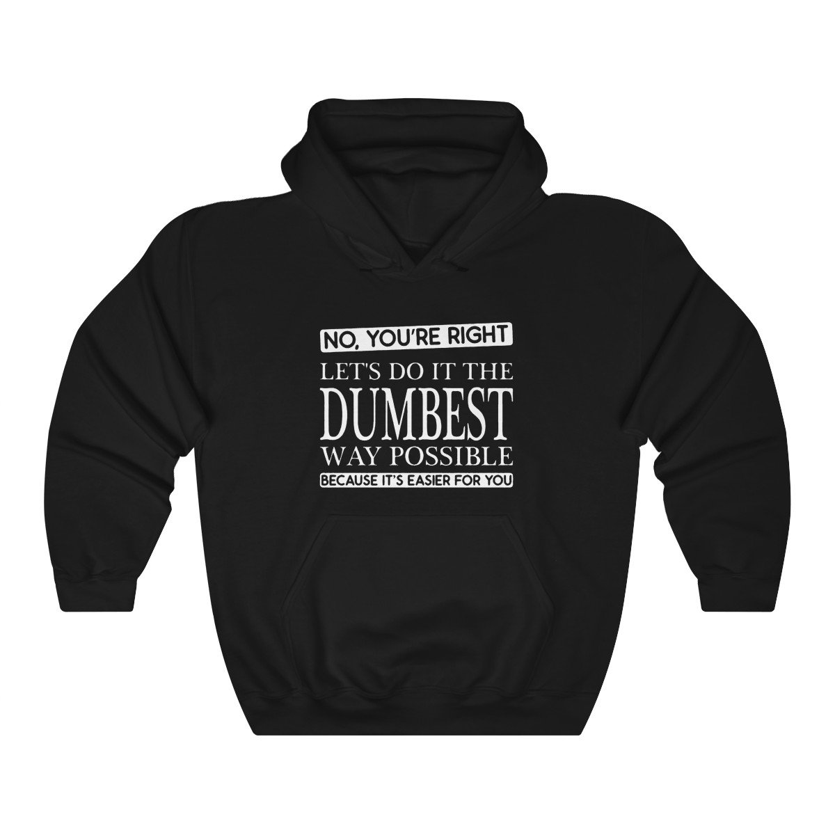 You’re Right Funny College Party Unisex Hoodie