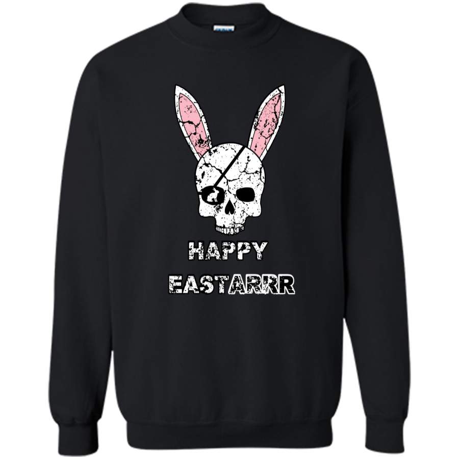 Cool Kids Easter Shirt Rabbit Pirate Skull Tee Boys & Girls Printed Crewneck Pullover Sweatshirt 8 oz