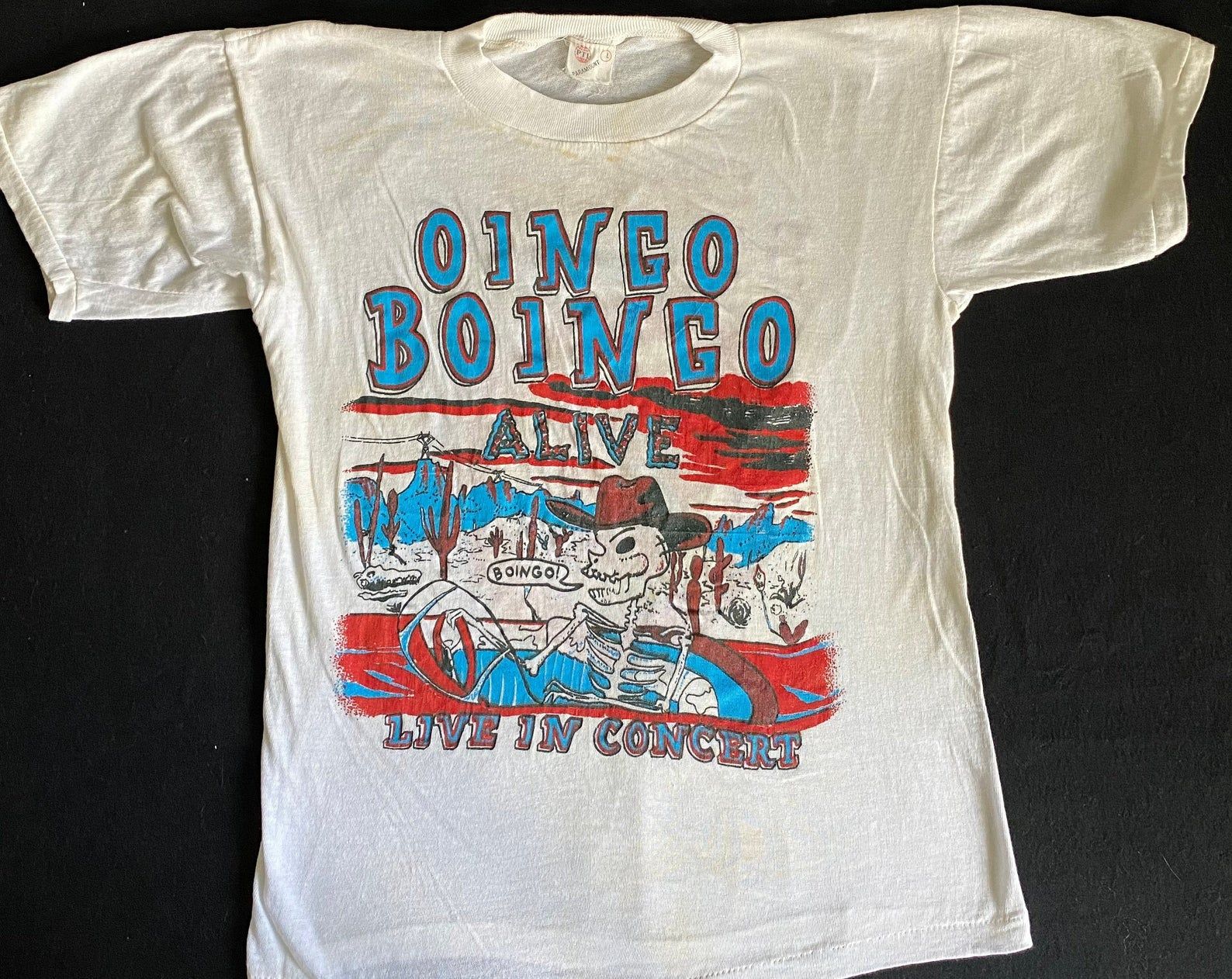 Oingo Boingo Live In Concert 80’S Rare And Scarce Amazing Graphics Double  …