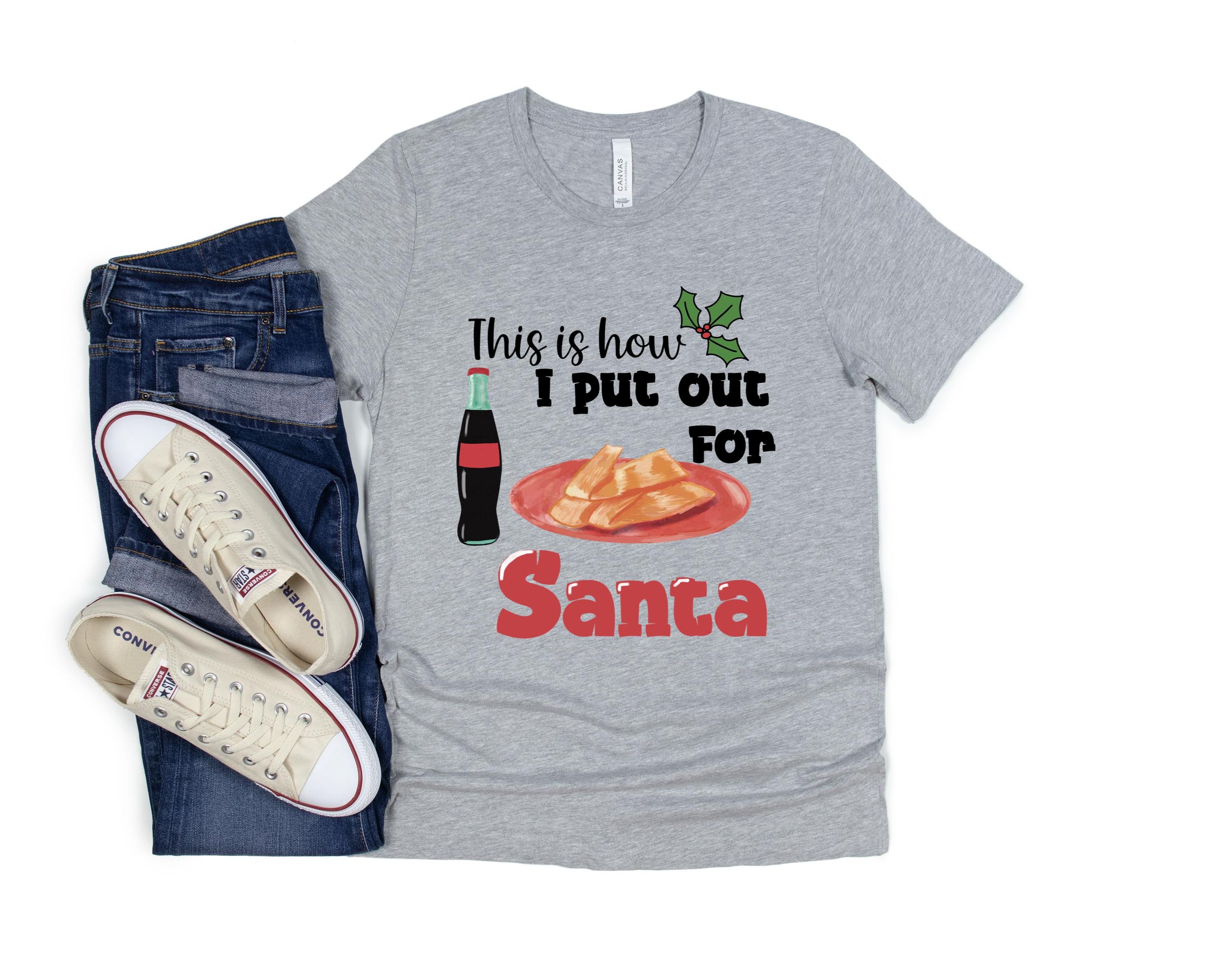 This Is How I Put Out For Santa Shirt, Feliz Navidad Shirt, Merry Christmas Shirt, Latina Christmas Shirt, Latino Christmas Shirt, Latin Christmas, Hispanic Christmas