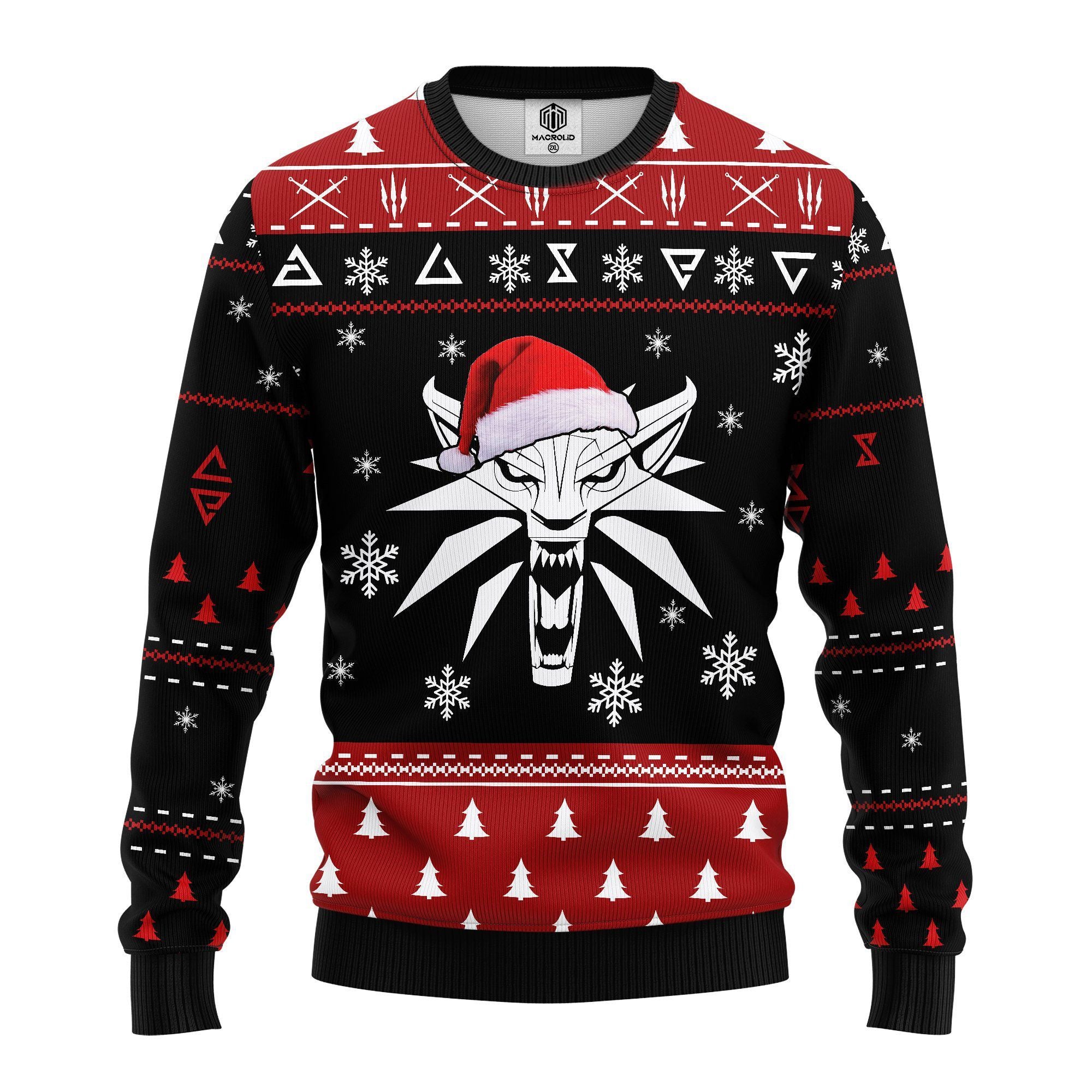 The Witcher Ugly Christmas Sweater | For Men & Women | Adult | Us4163