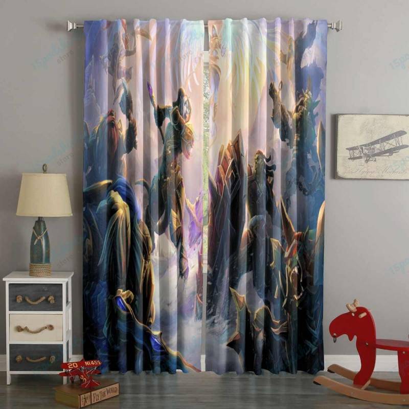 3D Printed Heroes Of The Storm Style Custom Living Room Curtains