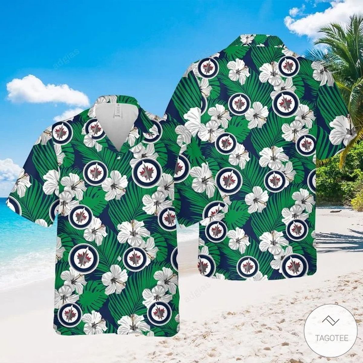 Winnipeg Jets Inspired Hawaiian Shirt Tropical Fashion For All