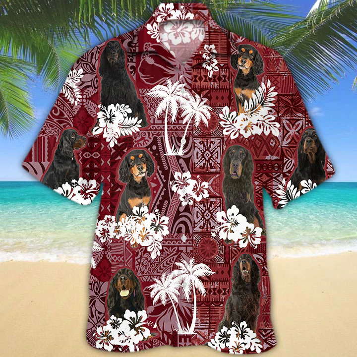 Gordon Setter Hawaii Gift For Dog Lover Hawaii Shirt Ha25105