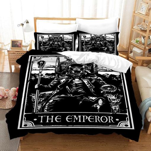 Tarot The Emperor 18 Duvet Cover Pillowcase Home Decor 3D Bedding Set 72