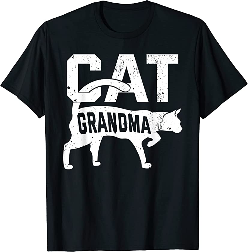 Cat Grandma Kitten Pet Owner Meow Mother’s Day T-Shirt