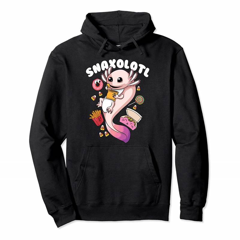 Cool Snaxolotl | Funny Axolotl With Candy And Snacks Gift Pullover Hoodie, T Shirt, Sweatshirt