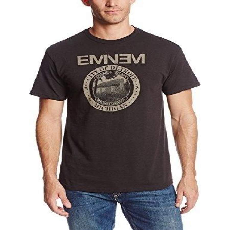 women chiffon shirt fashion shirt Printed T-shirt Eminem City Of Detroit T-Shirt