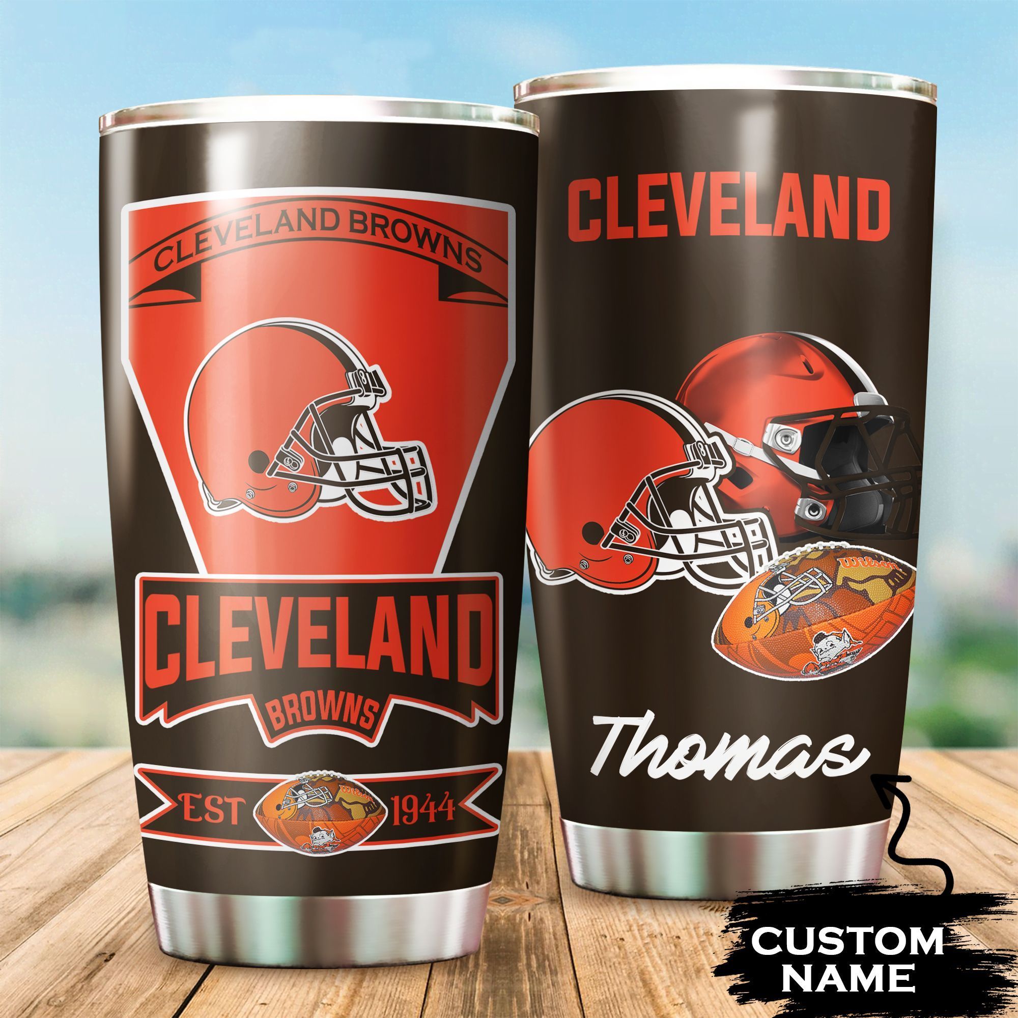 Cleveland Browns Custom Tumbler 127 L1BTH0151