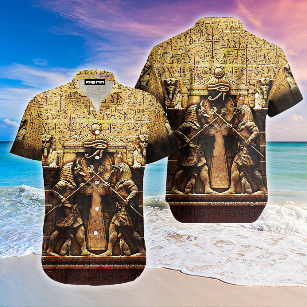 Anubis Ancient Egyptian Hawaii Shirt For Men Women Adult Ha100588