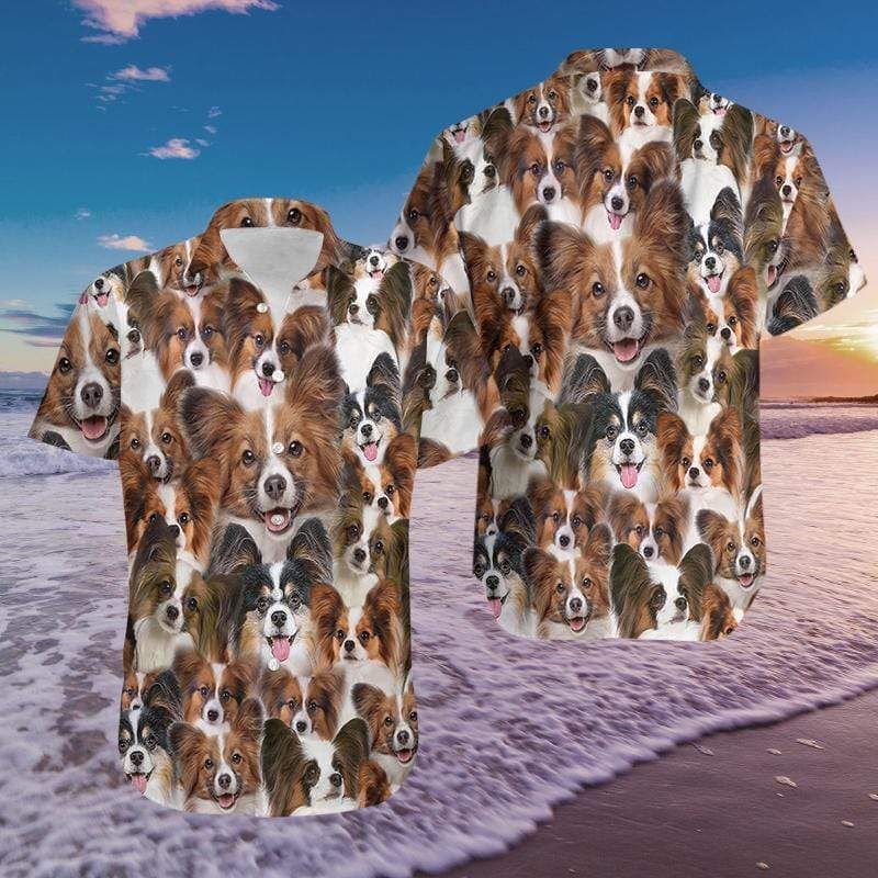 Cover Your Body With Amazing Papillon Funny Dog Hawaii Shirts Dh Ha43764