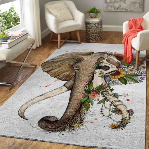 Art Of Elephant Area Sku 3741 Area Rug Living Room Rug Home Decor Carpets