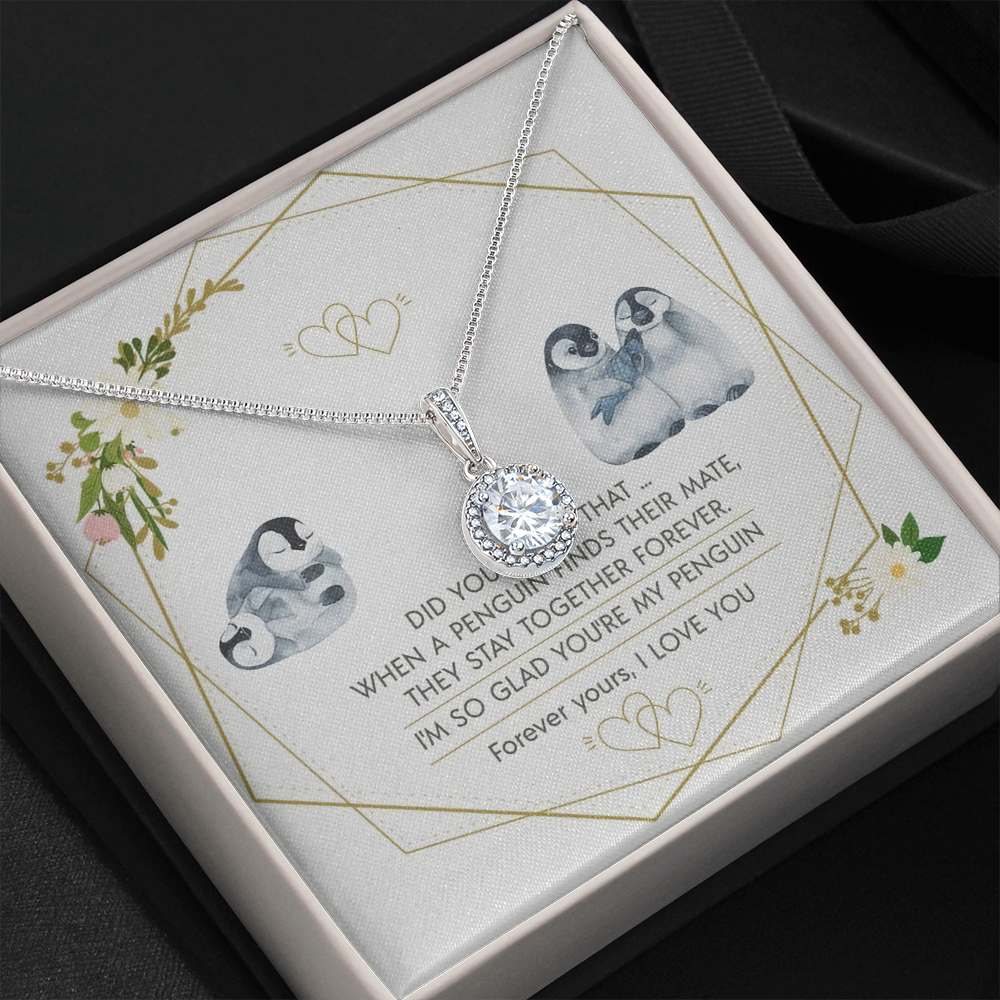 I’M So Glad You’Re My Penguin Forever Yours Eternal Hope Necklace