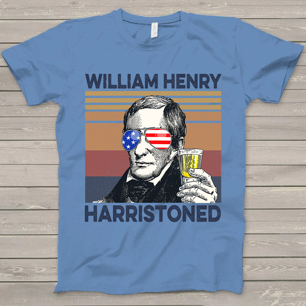 Happy 4Th Of July William Henry Harristoned Drinking Shirt Hk10 Trhn V2