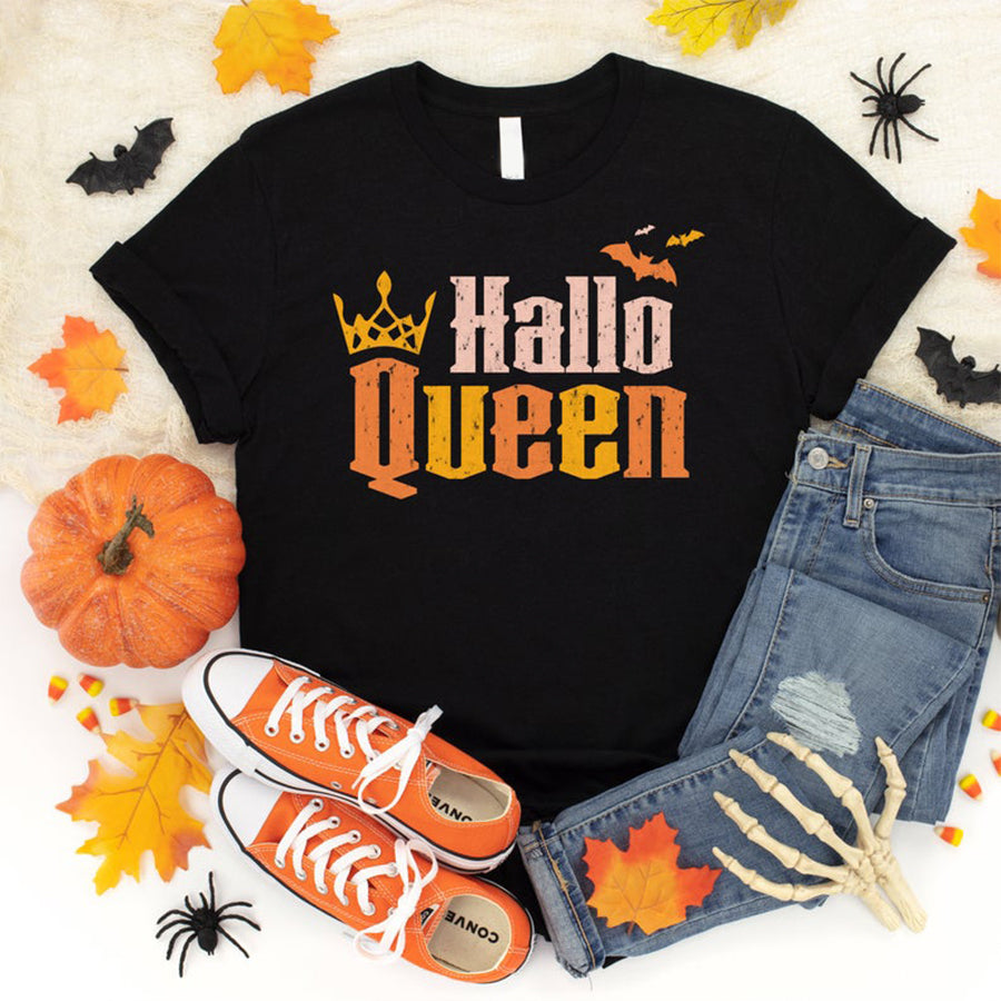 Halloqueen, Halloween Shirt, Trick Or Treat T-Shirt, Funny Halloween Shirt, Gay Halloween Shirt