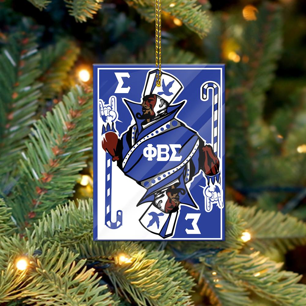 Wonderprint Ornament – We Are Future Phi Beta Sigma Shape Acrylic Ornament Lt10