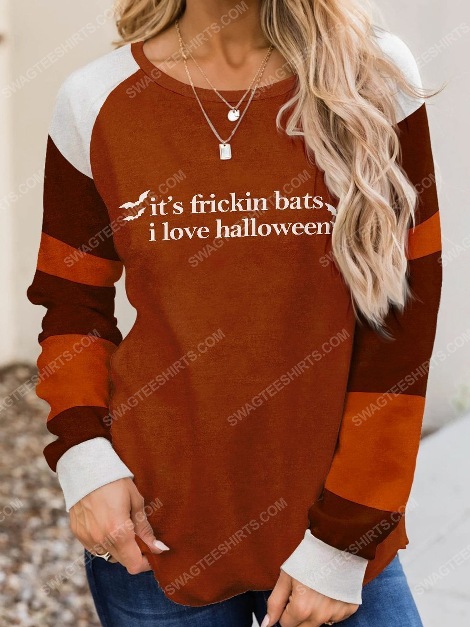 [Special Edition] Halloween Its Frickin Bats I Love Halloween Full Print Shirt – Maria (Halloween)