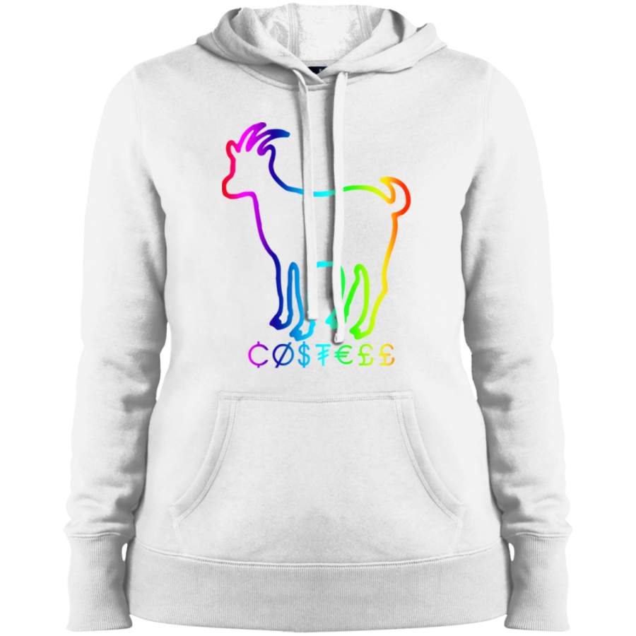 Hountersimile Ladies Erika Costell Sheep Simple Style Ladies Pullover Hoodie