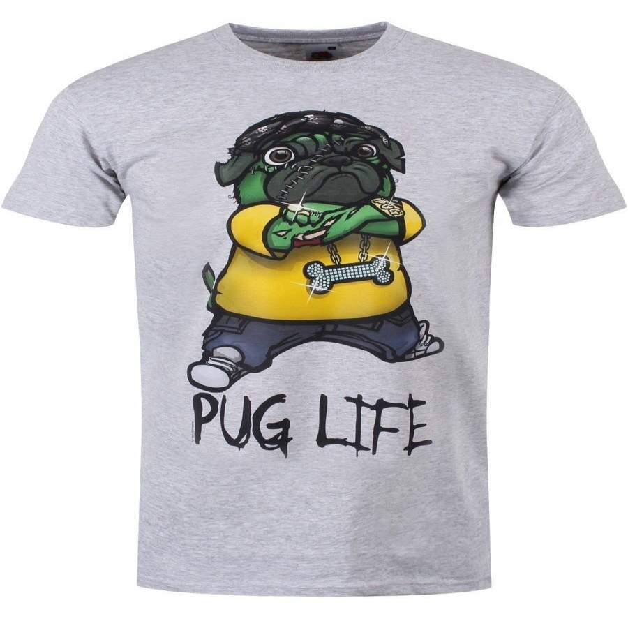 Zombie Petz Pug Life Men’S Fashion T-Shirt