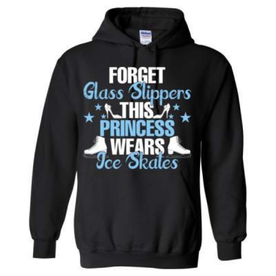 AGR Forget Glass Slippers This Princess Wears Ice Skates – Heavy Blend™ Hooded Sweatshirt