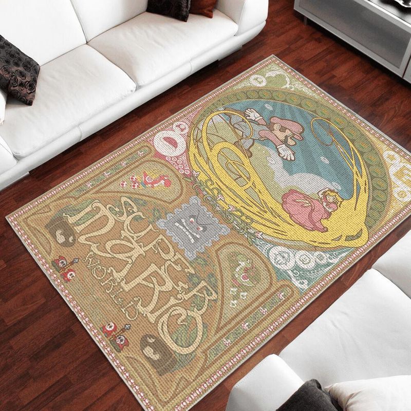 The 20 Rug Super Mario Gaming Area Rugs Living Room Carpet FN031230 Christmas Gift Floor Decor