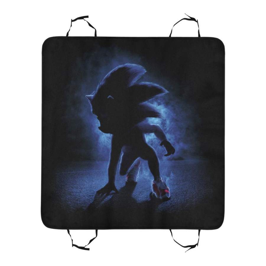 Sonic the Hedgehog Pet Car Seat Cover Regular Size Fits Most Cars and SUVs