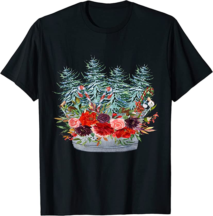 Christmas Tree Leopard Christmas Xmas T-Shirt