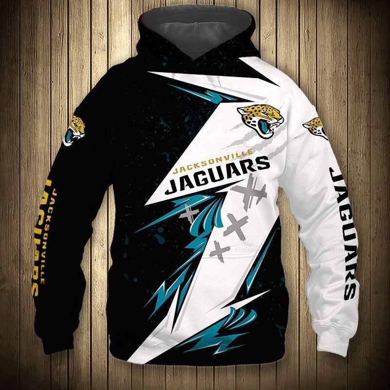 Jacksonville Jaguars Hoodie Thunder Graphic Gift For Men