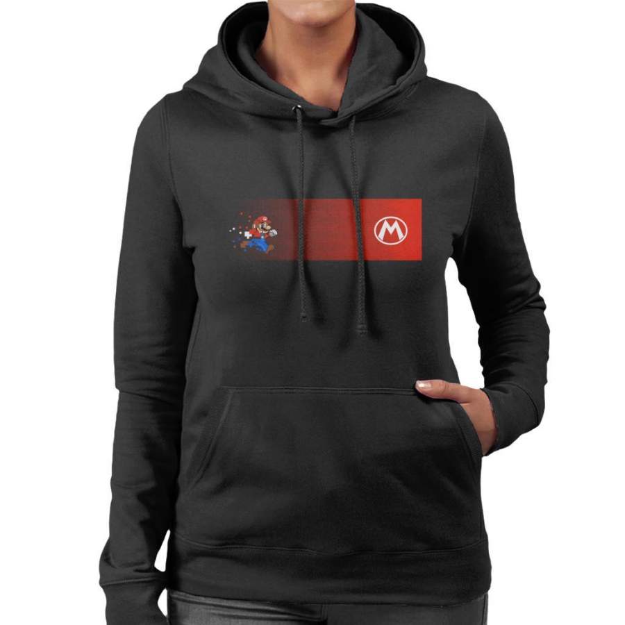 Super Mario Bros Evolution Women’s Hooded Sweatshirt