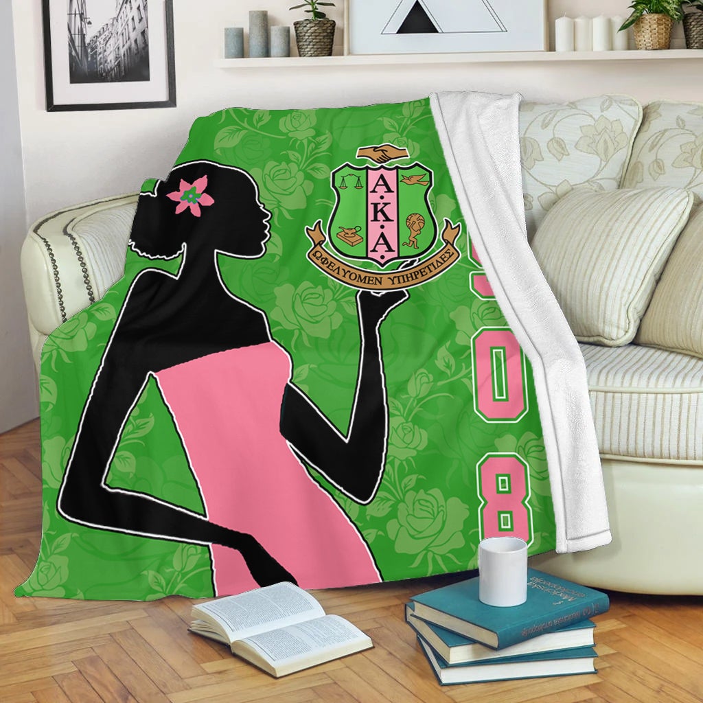 Wonderprint Blanket Alpha Kappa Alpha Girl Blanket Lt10