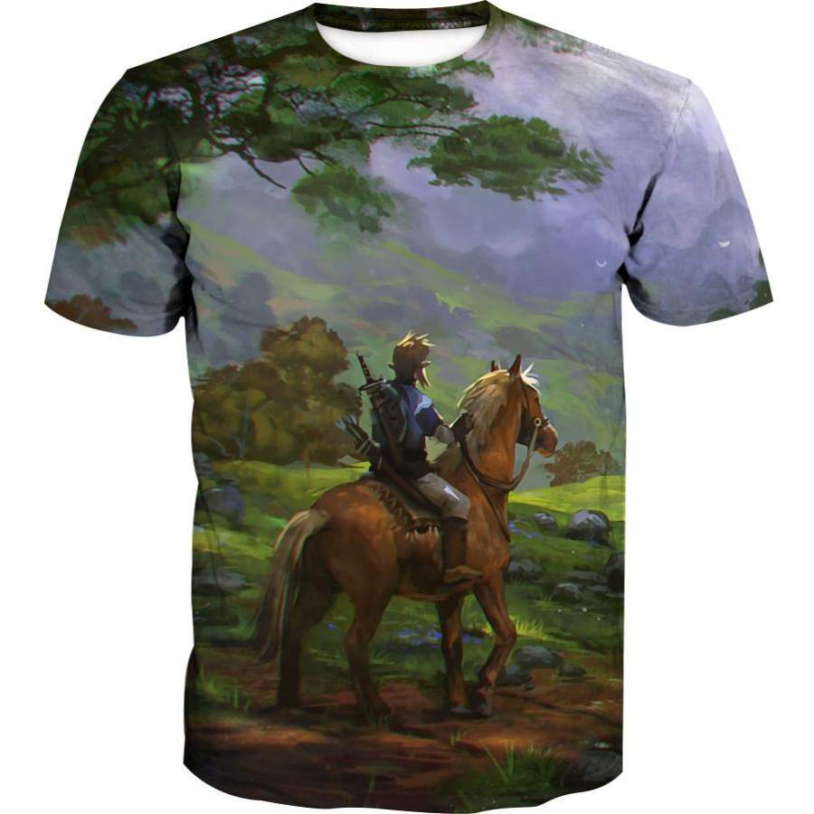 Zelda Horse T-Shirt – Zelda Gaming Clothes