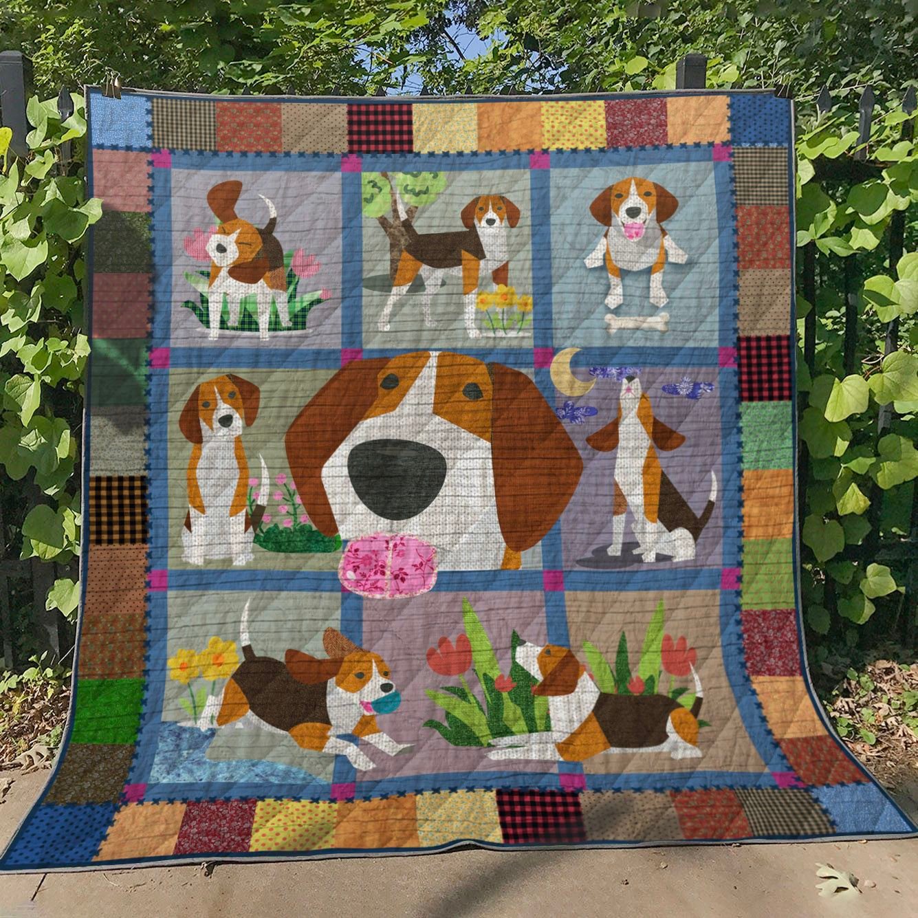 Beagle NT 3D Quilt Blanket 741