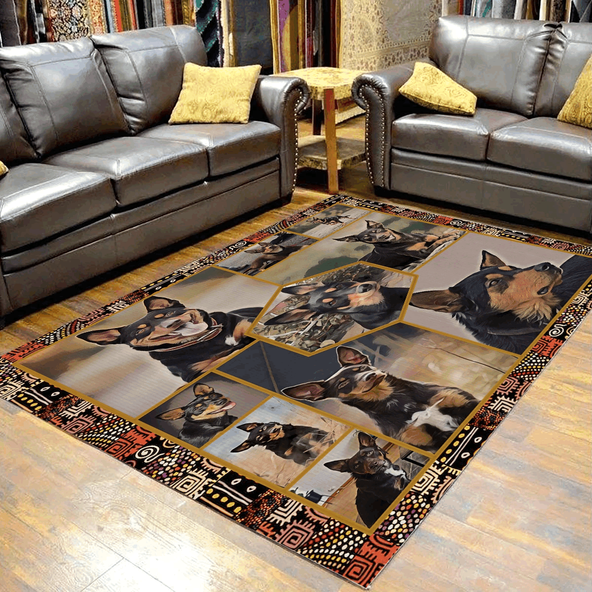 Australian Kelpie Vintage CLM2612047M Rug