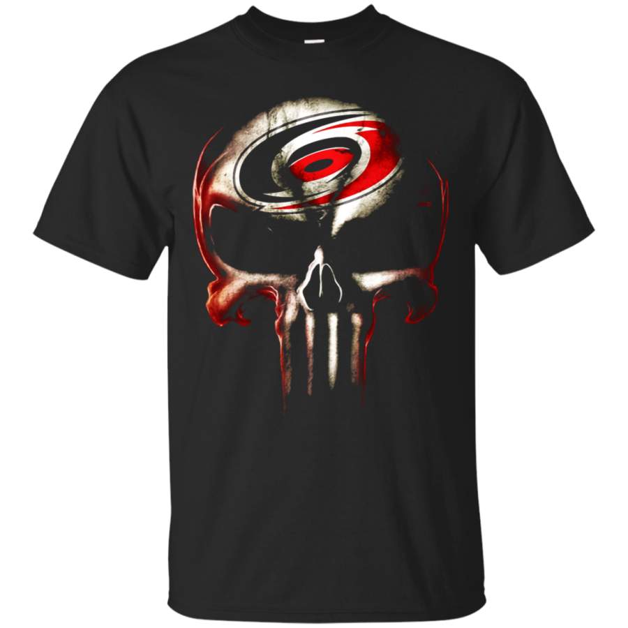 AGR Carolina Hurricanes The Punisher Mashup Ice Hockey T-Shirt