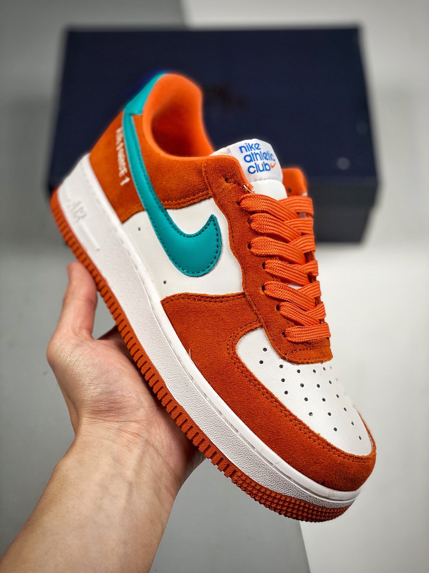 Nike Air Force 1 Low Athletic Club Orange White 5340459