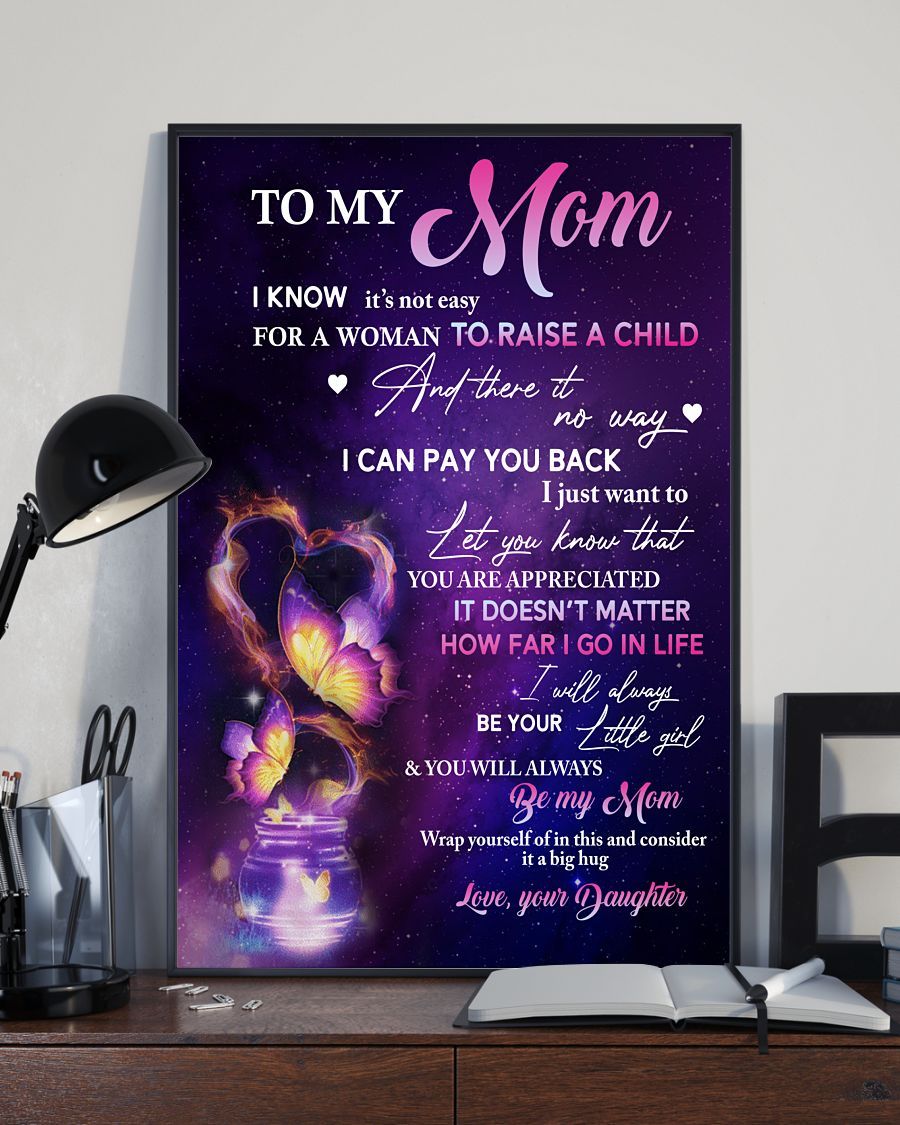 I Can Pay You Back Canvas And Poster, Best Mother’S Day Gift Ideas, Mother’S Day Gift From Daughter To Mom, Warm Home Decor Wall Art Visual Art
