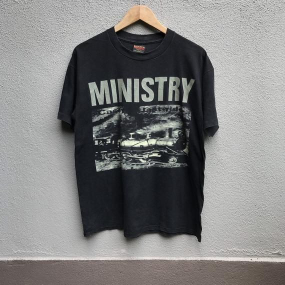 Vintage 90S Ministry Band Metal Marilyn Manson Nin Shirt